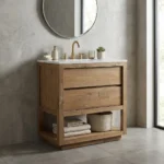 روشویی چوبی زمینی مدل کاسیوس