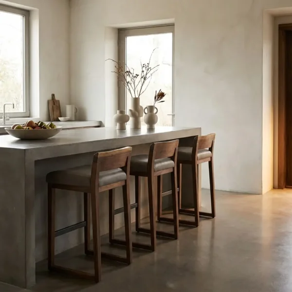 صندلی کانتر چوبی تاتی