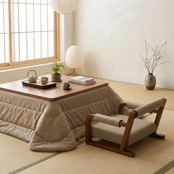 صندلی ژاپنی چوبی ونوم