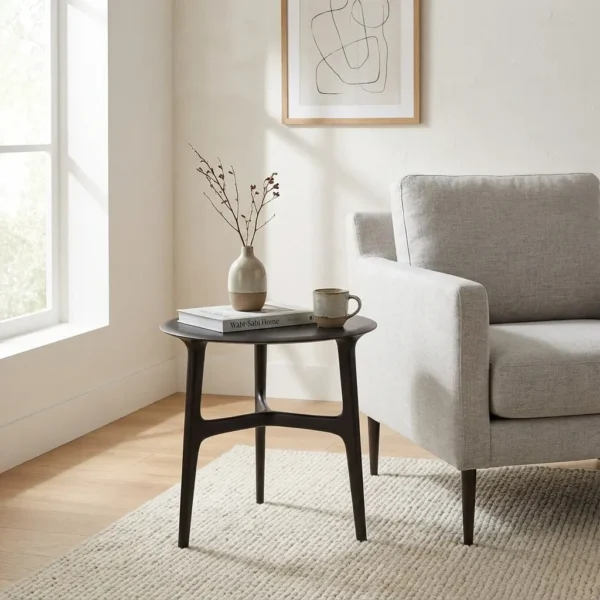 میز کنار مبلی چوبی مدل میلو