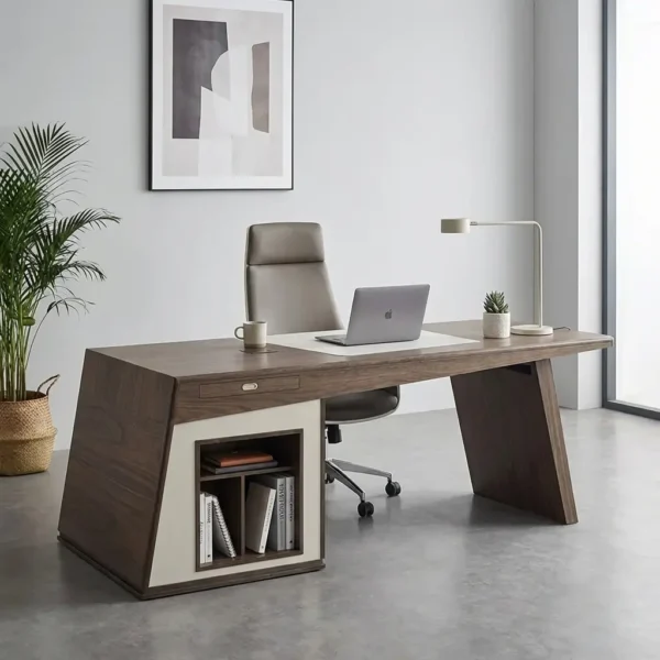 میز تک‌پایه چوبی مدل جلوه