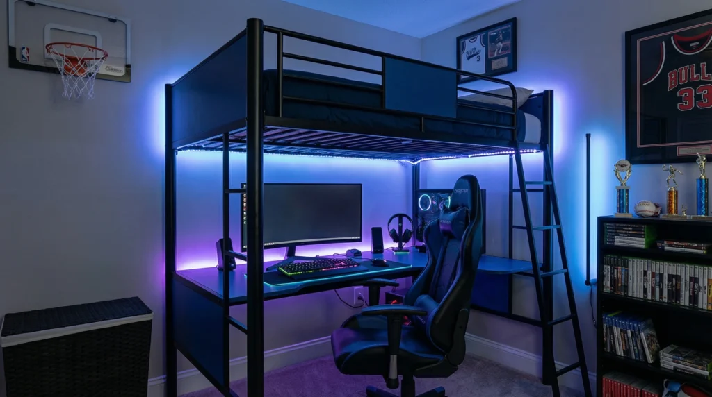 تخت دو طبقه پسرانه و اسپرت