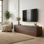 میز تلویزیون چوبی جدید مدرنا