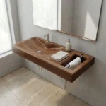 روشویی دیواری وودی