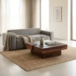 میز جلو مبلی چوبی مدل باربارا