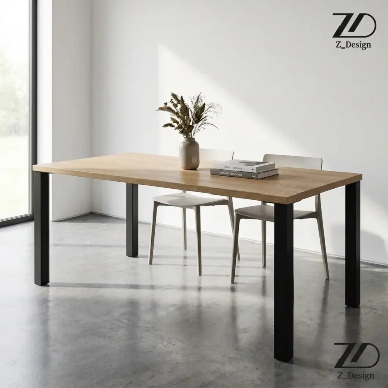 پایه میز فلزی قوطی 4 عددی