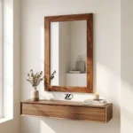 آینه چوب گردو ساتیا