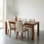 میز ناهارخوری 6 نفره چوبی آپامه