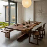 میز ناهارخوری ژاپنی مدل ماهانا