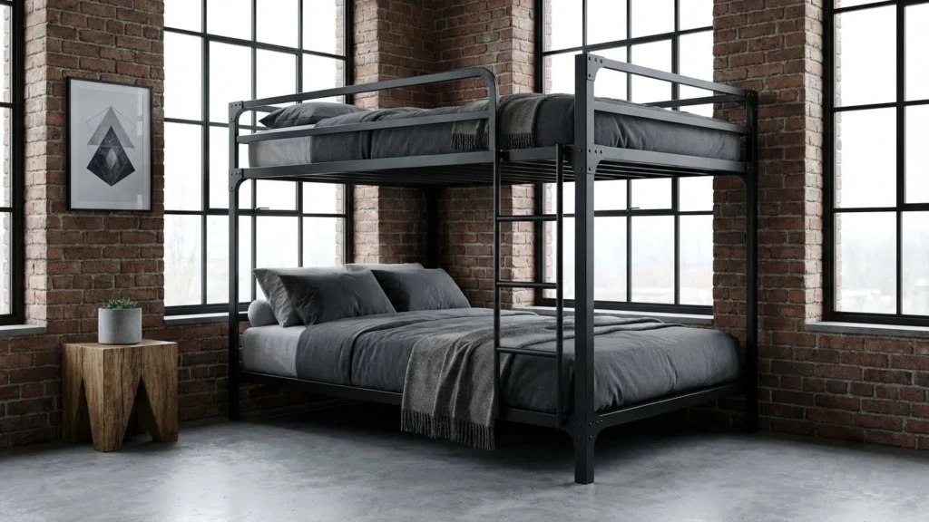 تخت دوطبقه فلزی