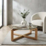 میز جلو مبلی چوبی فراز