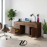 میز تحریر چوبی گندم