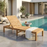 تخت کنار استخر دلفین