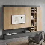 میز تی وی وال چوبی مدرن آويژه