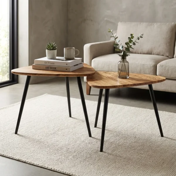 میز عسلی چوبی آتریسا