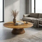 میز جلو مبلی چوبی ملیکا