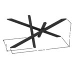 پایه میز فلزی آریزونا - Image 6