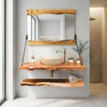 روشویی چوبی 2 طبقه آمازون