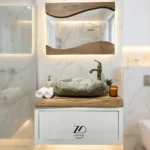 روشویی چوبی مدل رایمون