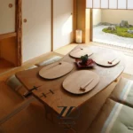 میز ناهار خوری زمینی