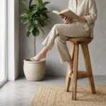 چهار پایه چوبی آوینا