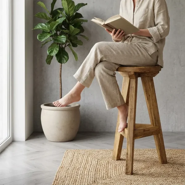 چهار پایه چوبی آوینا