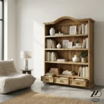 کتابخانه چوبی کلاسیک