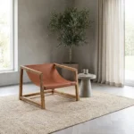 مبل راحتی چوبی دلاریس