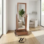 آینه چوبی نورا