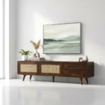 میز تلویزیون چوبی جدید بامبو