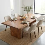 میز پذیرایی با اسلب گردو