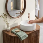 روشویی چوبی میلان