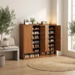 جاکفشی چوبی مینیمال 4 درب