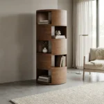 کتابخانه و قفسه چوبی مدل ویدا