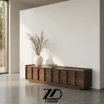 میز تلویزیون مینیمال چوبی ایلیا