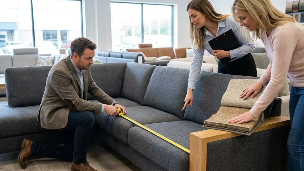 نکات طلایی در خرید مبل ال؛ راهنمای انتخاب بهترین کلاف و پارچه