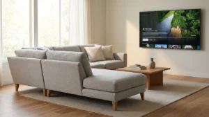 مبل راحتی جلو تلویزیونی