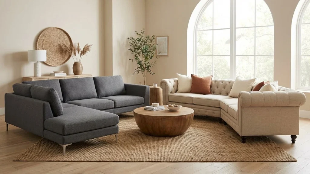 انواع مبل ال بر اساس سبک