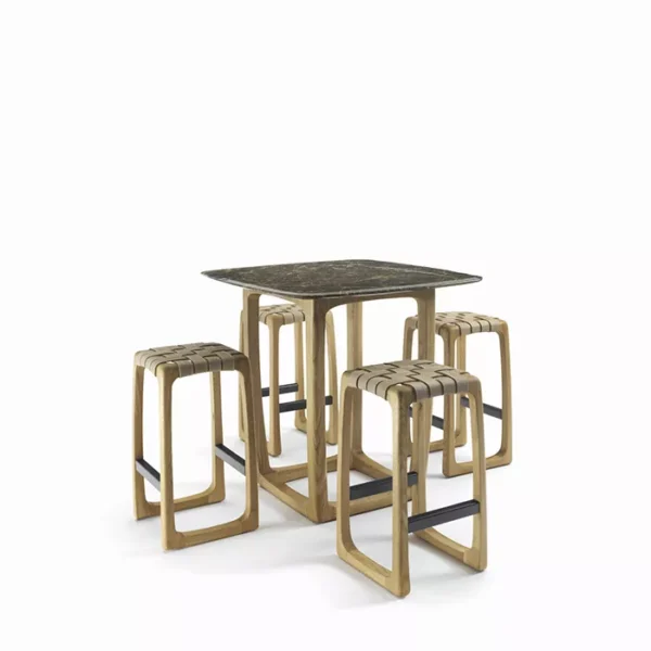 چهار پایه کانتر چوبی نیکو