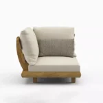 مبل ال راحتی تمام چوب مدل تینا