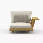 مبل ال راحتی تمام چوب مدل تینا