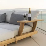 مبل ال راحتی تمام چوب مدل تینا