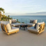 مبل ال راحتی تمام چوب مدل تینا