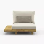 مبل ال راحتی تمام چوب مدل تینا