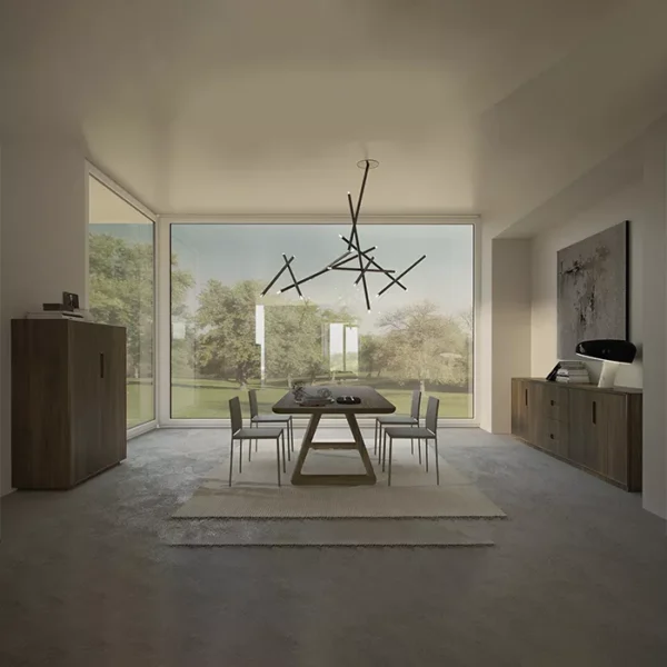 میز ناهارخوری شش نفره مانلی