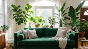 ۱۰ استراتژی دگرگون‌کننده برای چیدمان مبلمان سبز در دکوراسیون منازل شیک