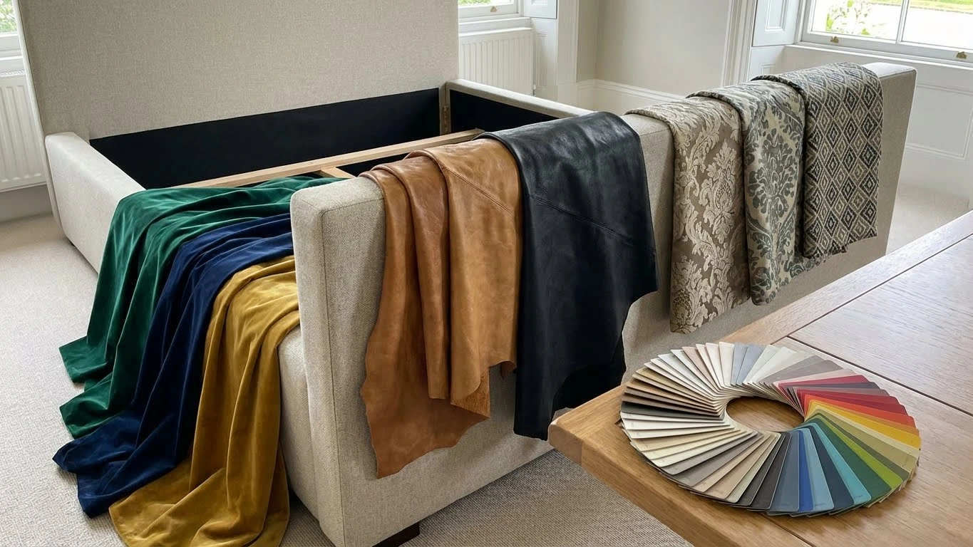 انتخاب پارچه و تزیینات ظاهری