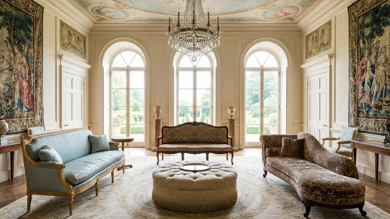 مبل نئو کلاسیک فرانسوی کوئین، لوئی و مدل راشل