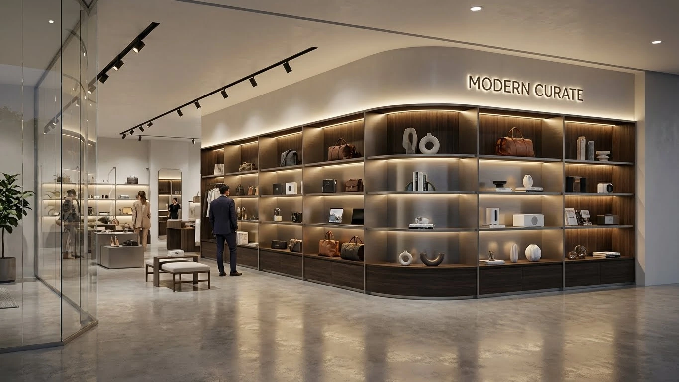 قفسهبندی مدولار در مغازه