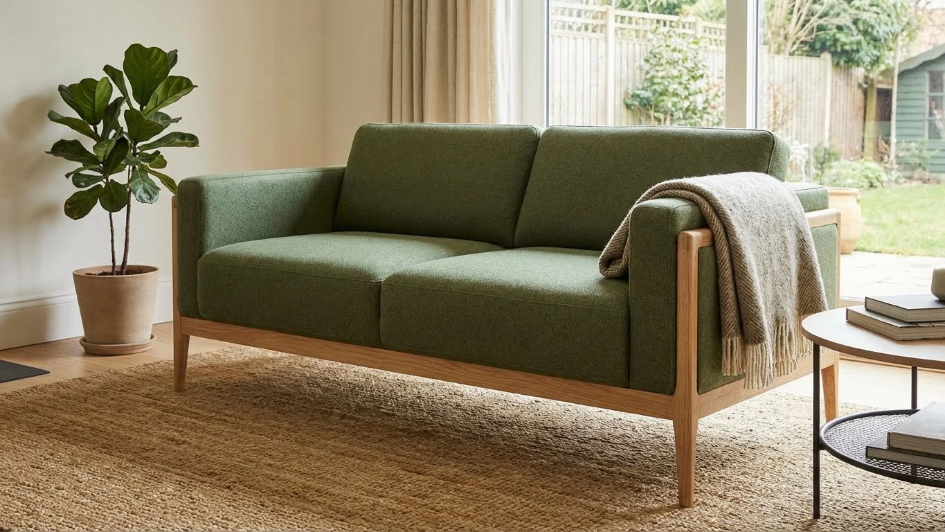 بهترین چوب برای ساخت مبل کلاسیک سبز و راحتی؛ چوب روس